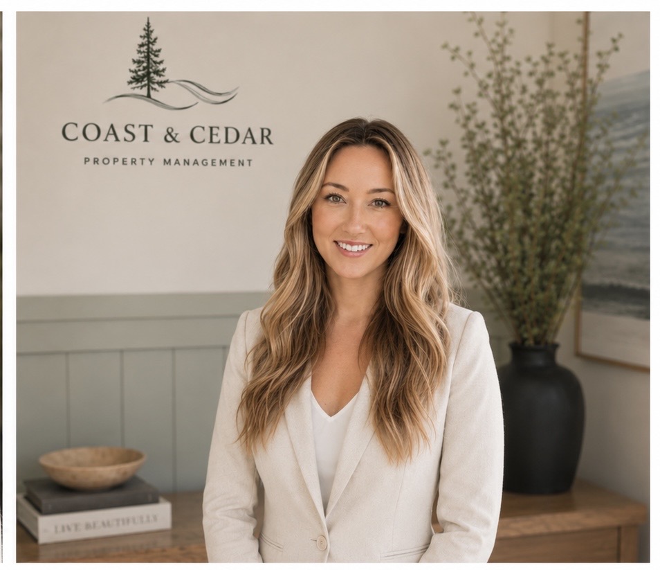 Steph, founder of Coast & Cedar Property Management