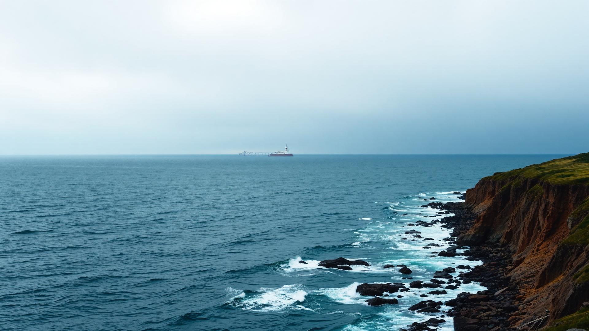 The rugged Halifax coastline meeting the Atlantic ocean